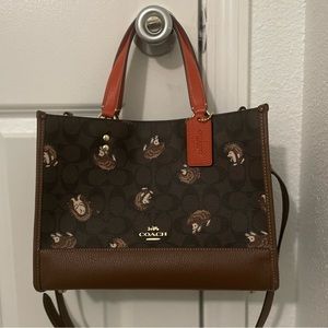 COACH Dempsey Carryall In Signature Canvas With Hedgehog Print